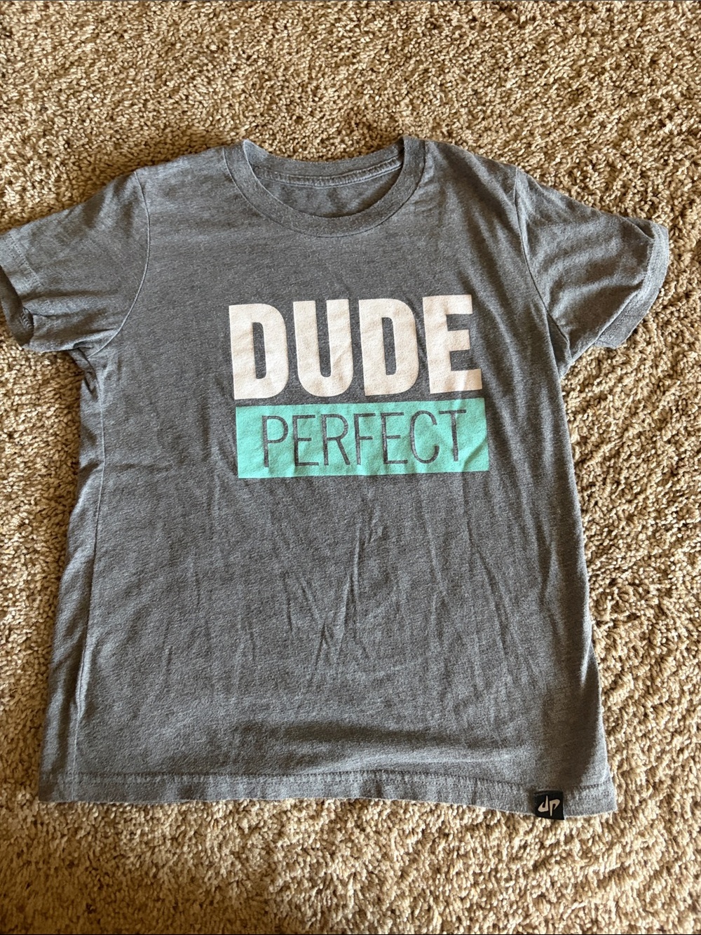 Gray "Dude Perfect" Graphic Tee